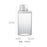 Airtight Clear Kitchen Storage Container with Measuring Cup