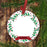 Personalized Baby Christmas Ceramic Ornament