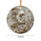 12x Wooden Nativity Scene Ornaments