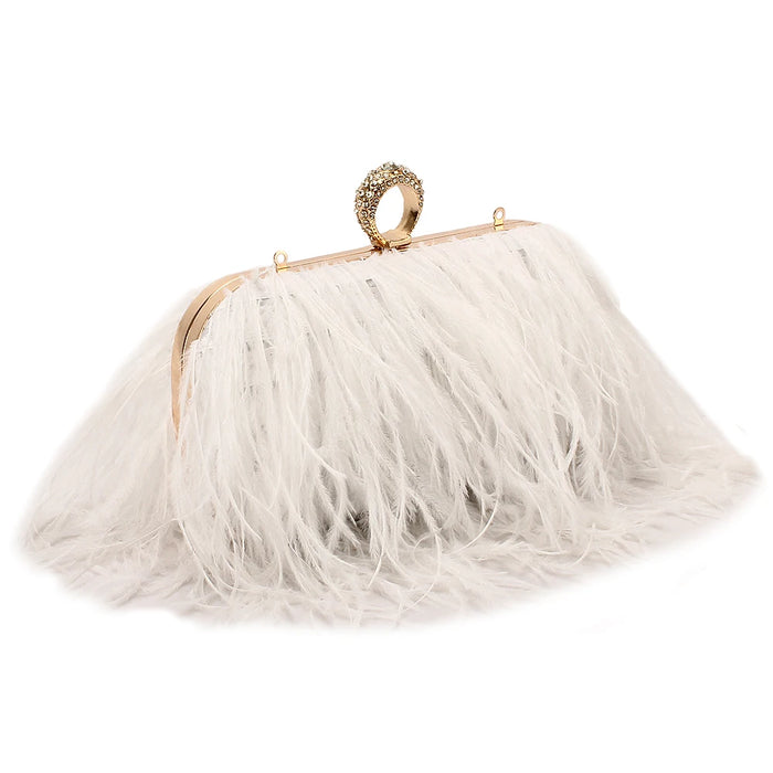 Elegant clutch bag with sophisticated design, perfect for formal occasions and stylish evening events.