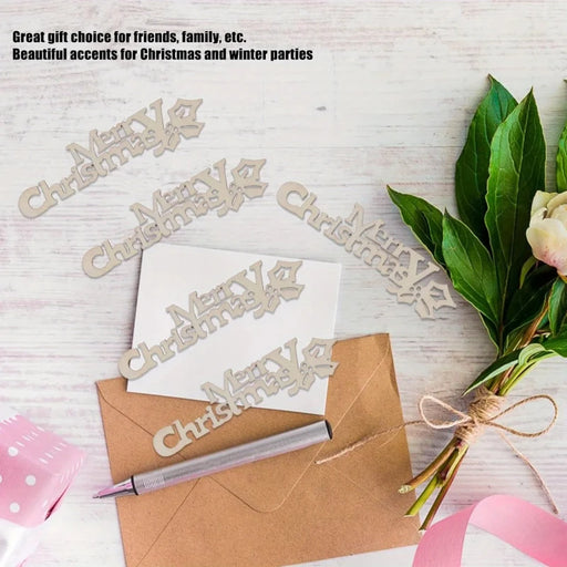 10pcs Christmas Letter Ornaments.