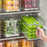 Refrigerator Food Storage Containers with Drain Basket