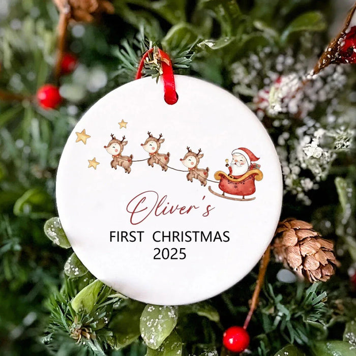 Personalized Baby First Christmas Ornament