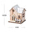 Christmas LED Light Wooden House