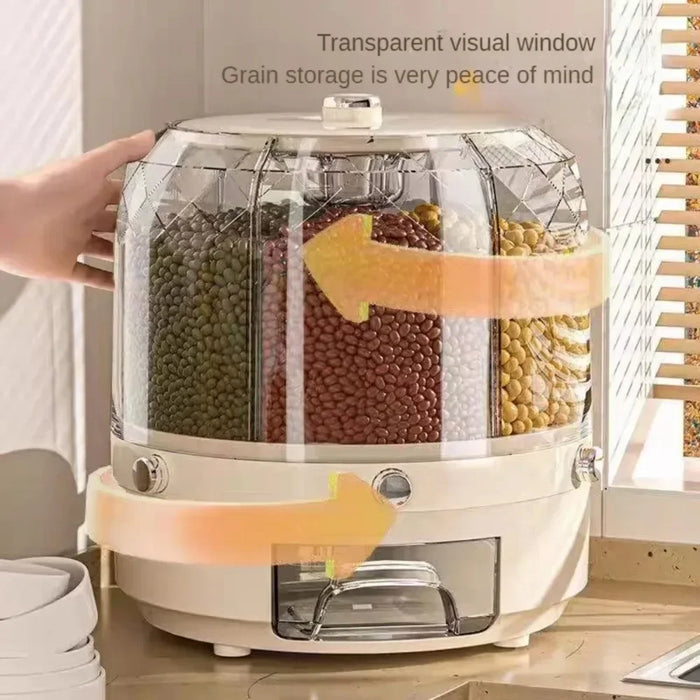 360° Rotating Rice Dispenser