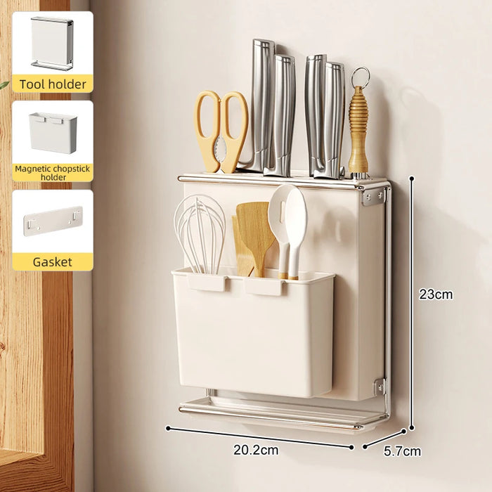 Kitchen Knife Drying Holder with Drainer