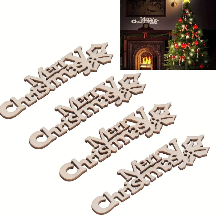 10pcs Christmas Letter Ornaments.