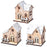 Christmas LED Light Wooden House