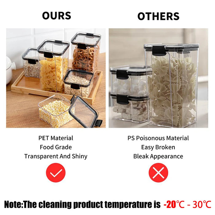 Kitchen Food Storage Containers with Lids