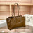 2025 Women's Vintage Tote Bag Large Capacity Commuter Shoulder Purse Adjustable Strap Travel Laptop Bag Eco-Friendly Leather