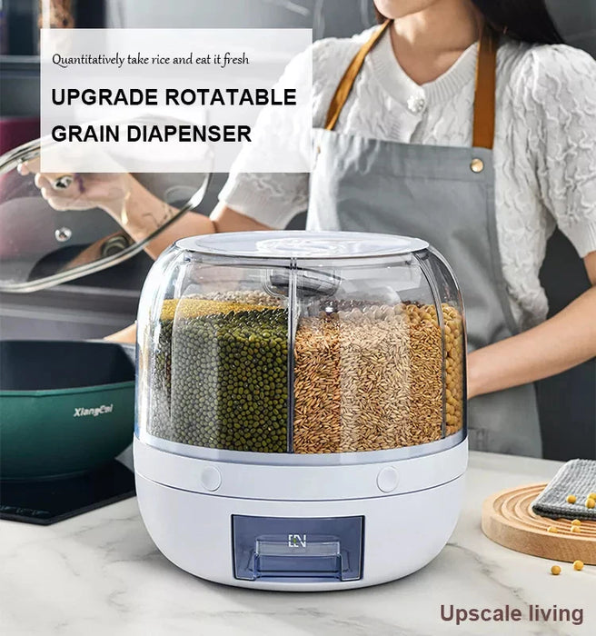 6kg Rotating Rice & Grain Dispenser