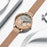 Top Brand Luxury Gold Ladies Wristwatch Stainless Steel Band