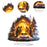 Acrylic Nativity Scene Figurine