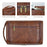 High Quality Travel Toiletry Bag For Women Men Retro PU Leather Cosmetic Bags Female Waterproof Travel Makeup Bag