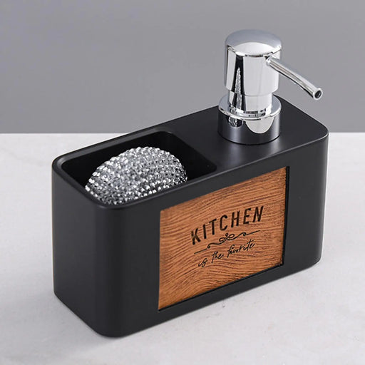 Kitchen Soap Dispenser Box with Cleaning Ball