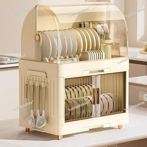 Kitchen Bowl Rack with Lid
