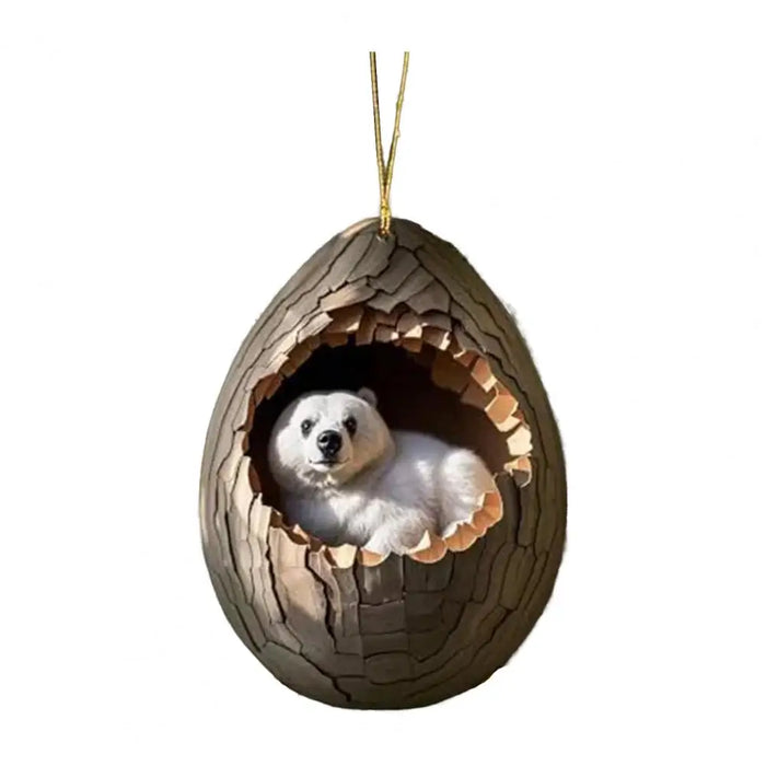 2D Acrylic Forest Christmas Ornaments