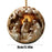 12x Wooden Nativity Scene Ornaments