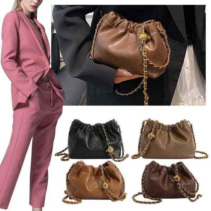 Crossbody Leather Tote Bag