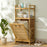 Bamboo Laundry Hamper with Shelf