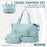 Travel Foldable Duffel Bag for Airlines Carry on Bag for Women Girls Lightweight Large Capacity Sports Weekend Trip Overnigh Bag