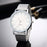 New In Stylish Silver Minimalist Business Elegant Ladies Watch
