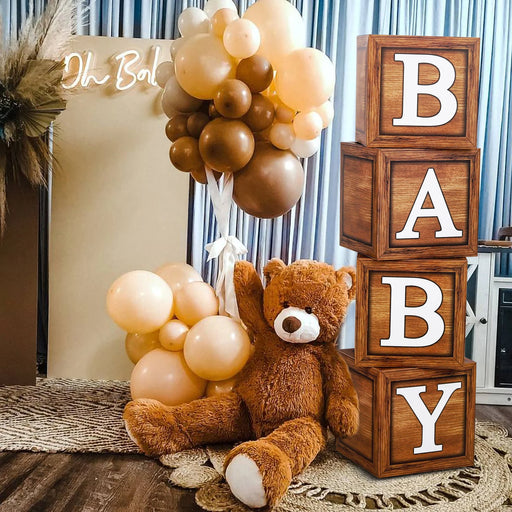 Baby Shower Balloon Box Decorations