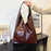 Womens Tote Bag Fashion Shoulder Bags PU Leather with Zipper Pockets Large Hobo Shoulder Bag Shopper Travel Bag Slouchy Hobo Bag