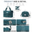 Travel Foldable Duffel Bag for Airlines Carry on Bag for Women Girls Lightweight Large Capacity Sports Weekend Trip Overnigh Bag