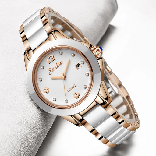 Rose Gold Ladies Watch  New Creative Waterproof