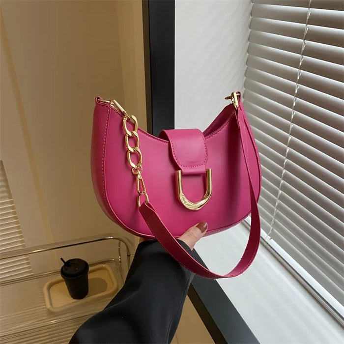 Stylish PU Leather Shoulder Bag