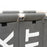 3-Grid Dirty Clothes Hamper with Lid