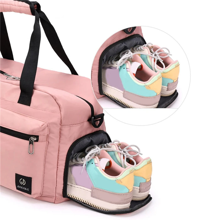 Women's Travel Handbag Multi-Function Travel Bags Casual Sport Bags Female 2023 Large Capacity Shoulder Crossbody Luggage Bag