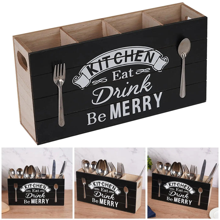 Kitchen Cutlery Holder & Utensil Organizer