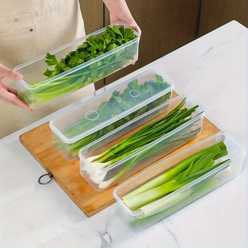 1PC Long Rectangular Plastic Food Storage Container