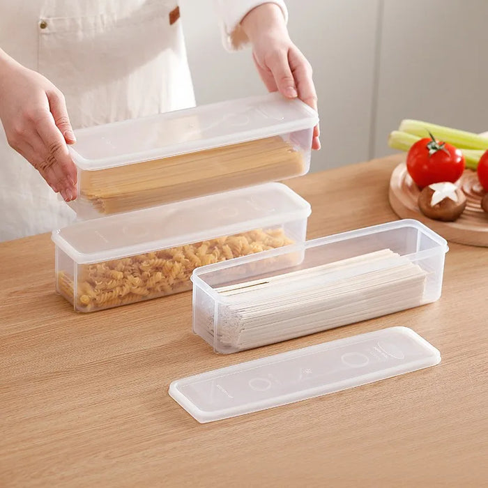 4-Piece Long Rectangular Food Storage Containers