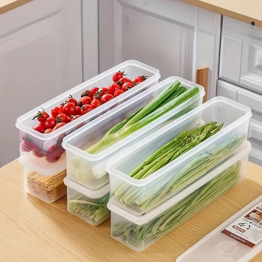 1PC Long Rectangular Plastic Food Storage Container