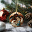 12x Wooden Nativity Scene Ornaments