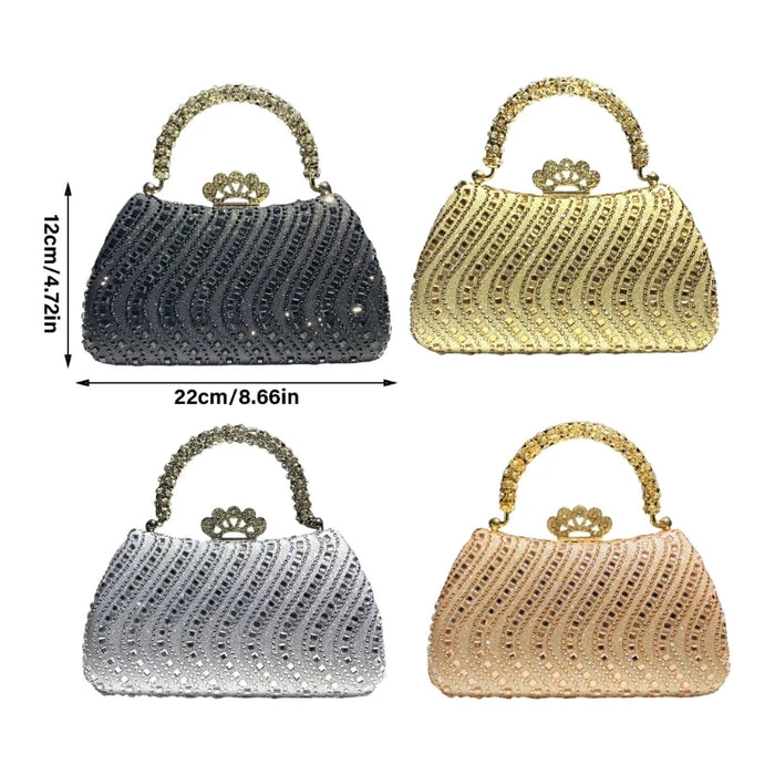 Elegant Purse Trend Luxury Designer Chain Shoulder Bag Women's Handbags Wallets Evening Bags for Wedding Bolso