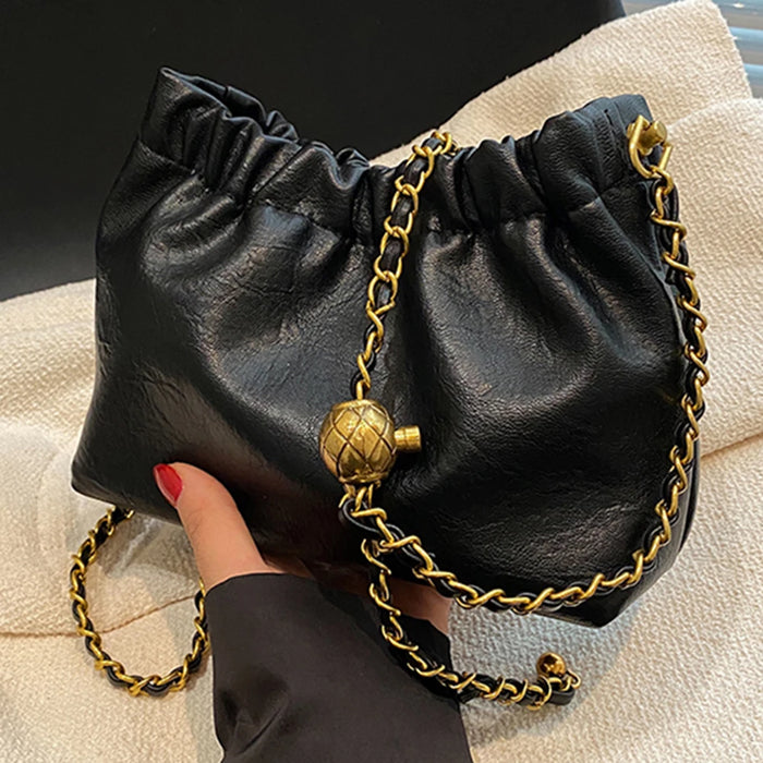 Crossbody Leather Tote Bag