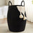 Bohemian Laundry Hamper Basket - 22" Tall Foldable Fabric Storage Bin with Handles, Large Capacity Clothes Organizer for Bedroom