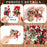 20pcs Christmas Wooden Ornaments