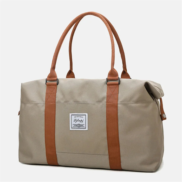 Fashion Large Travel Bag Women Cabin Tote Bags Handbag Oxford Cloth Canvas Waterproof Shoulder Bag Women Weekend Overnight Bag