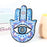 Personalized Colorful Hand of Fatima Ceramic Ornament