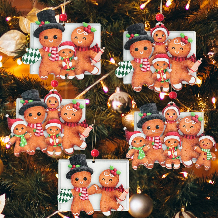Christmas Wooden Gingerbread Man Ornament