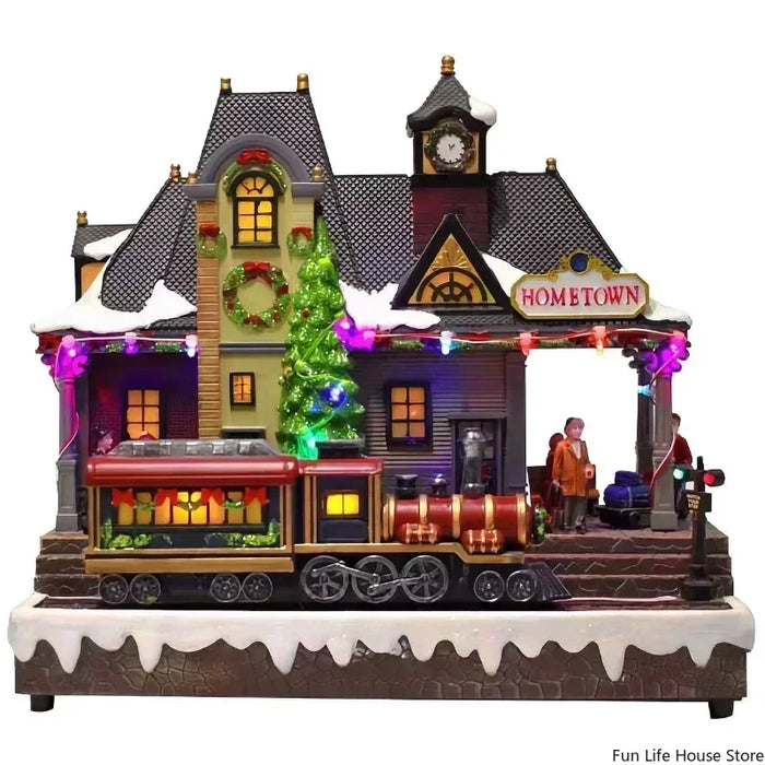 Luminous Christmas Music House