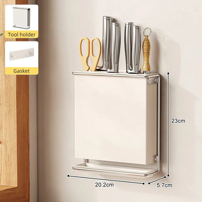 Kitchen Knife Drying Holder with Drainer