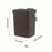 3L Kitchen Compost Bin with Lid