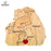 Personalized Wooden Bear Family Puzzle