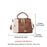 Split Leather Messenger Bag